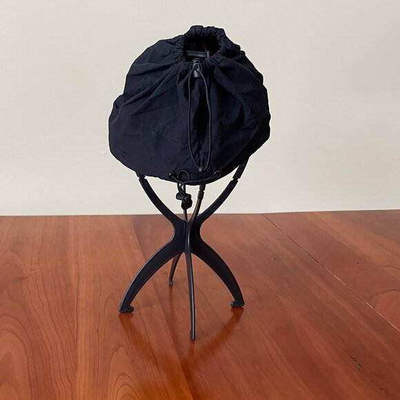 Foldable All-Season Ponytail Baseball Cap Sun Hat, Black (NWOT) - Picture 4 of 14